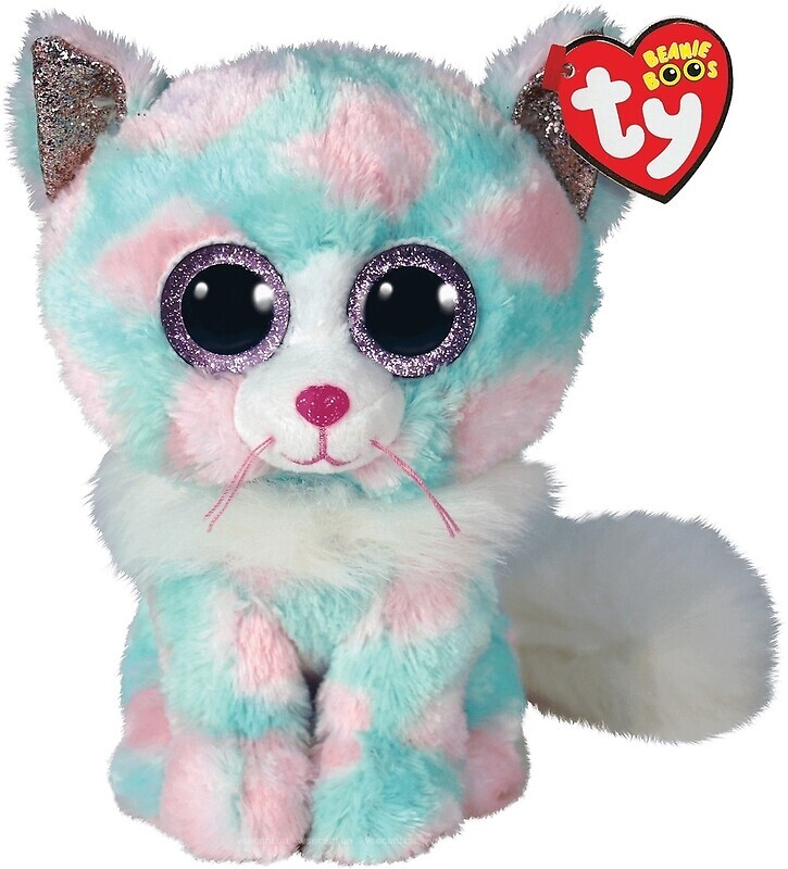 Игрушка мягкая TY Beanie Boo`s Кот "Opal" 25 см, 37288