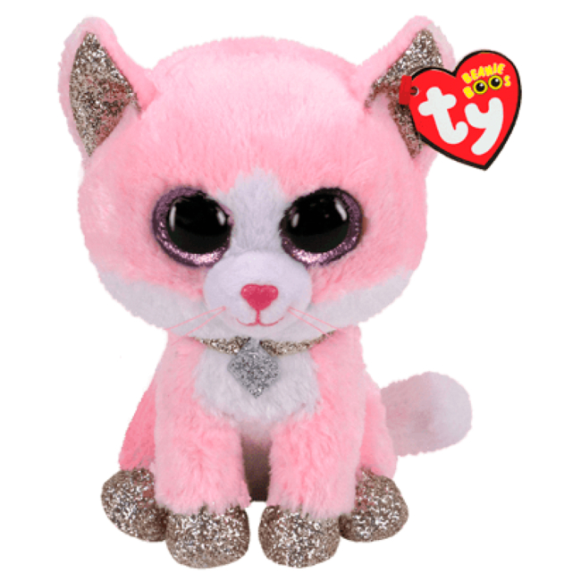 Игрушка мягкая TY Beanie Boo`s Кот "Fiona" 25 см, 36489