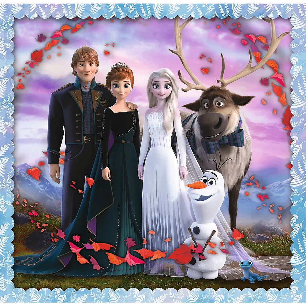 Пазл "3 в 1" - Чарівна історія / Disney Frozen 2, Trefl, 34853 4
