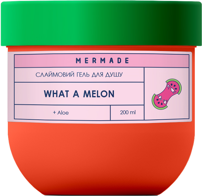 Слайм гель для душа MERMADE What a Melon 200 г, MRSG01