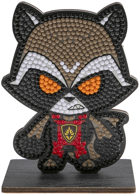 Набор для творчества Crystal Art "Енот Ракета", арт. CAFGR-MCU012 3