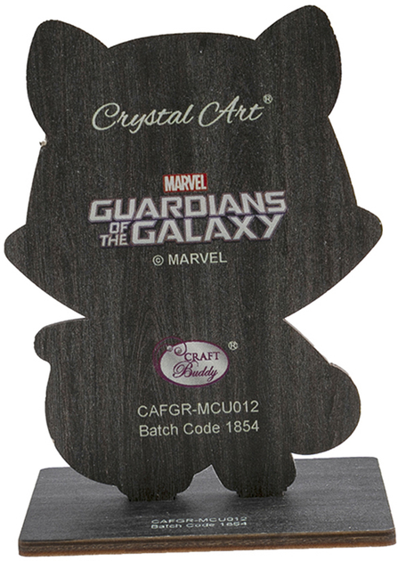 Набор для творчества Crystal Art "Енот Ракета", арт. CAFGR-MCU012 4