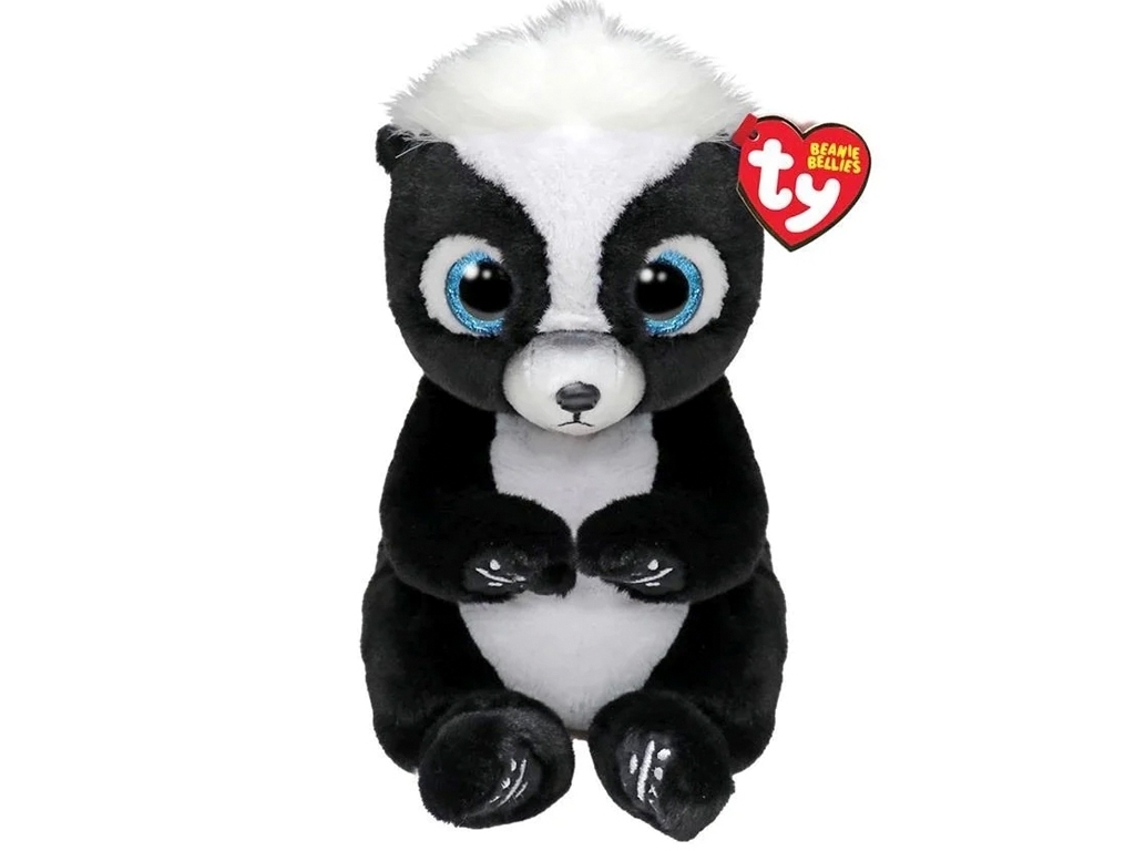 Іграшка м`яка TY Beanie Bellies Скунс "Rukus", 41288