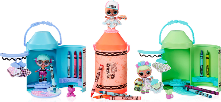 Набор игровой с куклой L.O.L Surprise! серии "Crayola" – Цветнашки, с аксессуарами, 505273 4