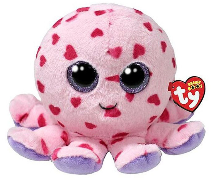 Іграшка м`яка TY Beanie Boo`s Восьминіг "Bubbles" 15 см, 37342