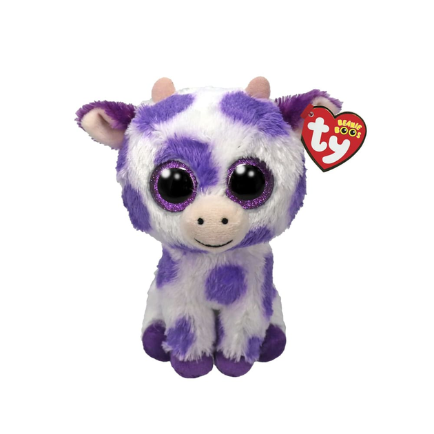 Іграшка м`яка TY Beanie Boo`s Корова "Ethel" 15 см, 37345