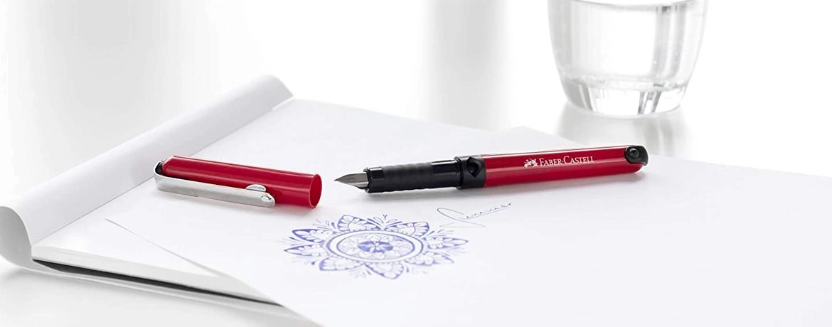 Ручка пір`яна Fresh, червона, 149877 Faber-Castell 2