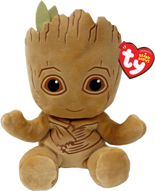 Игрушка мягконабивная TY Marvel "Грут" 15 см, 44003