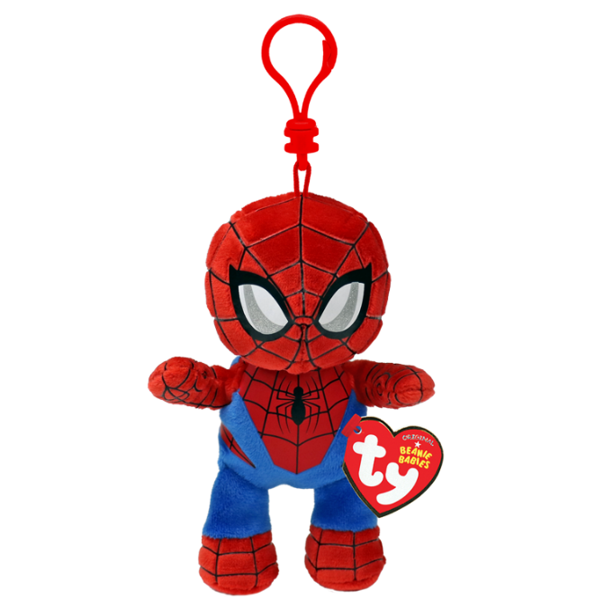Игрушка мягконабивная TY Marvel "Человек-паук" 12 см, 34010