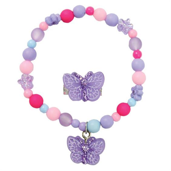 Набір браслет і кільце Butterfly BL & RG Set, 84004, Great Pretenders