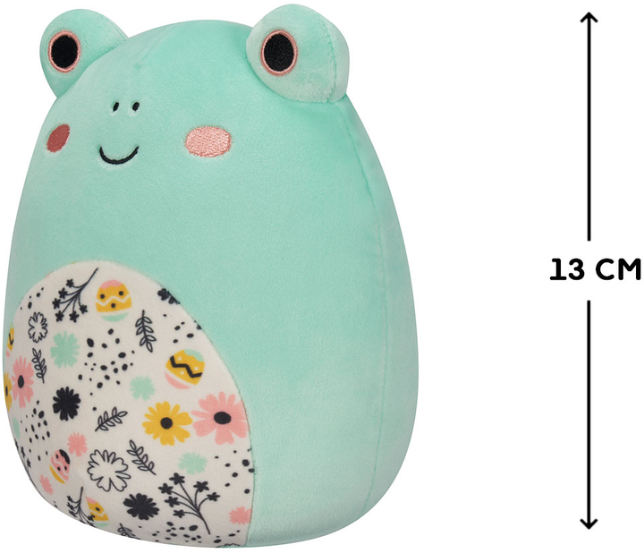 М`яка іграшка SQUISHMALLOWS – ЖАБКА ФРІД, 13 см, SQER00818 1