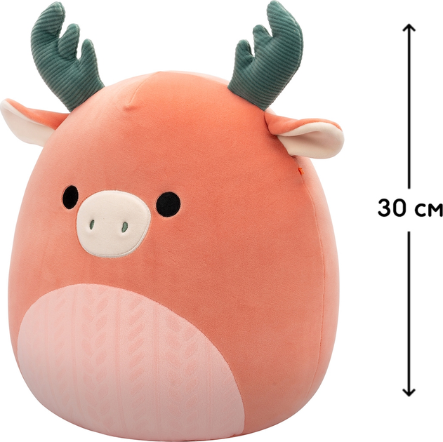 Мягкая игрушка SQUISHMALLOWS - ЛОСЬ РОМЕЛА, 30 см, SQCR06686 1