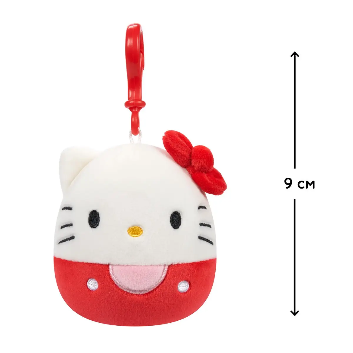 Мягкая игрушка на клипсе SQUISHMALLOWS серии "Хелоу Китти" - ХЕЛОУ КИТТИ, 9 см, SQSN00270 1