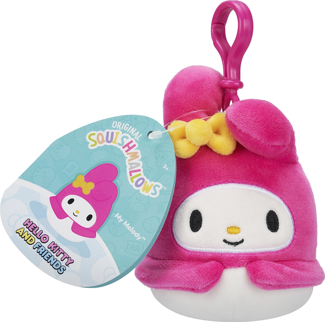 М`яка іграшка на кліпсі SQUISHMALLOWS серії "Хелоу Кітті" - МОЯ МЕЛОДІ, 9 см, SQSN00271 2