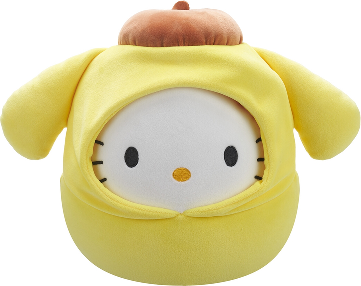 Мягкая игрушка SQUISHMALLOWS серии "Хелоу Китти" - ХЕЛОУ КИТТИ В ОБРАЗЕ ПОМПОМПУРИН, 20 см, SQSN00387