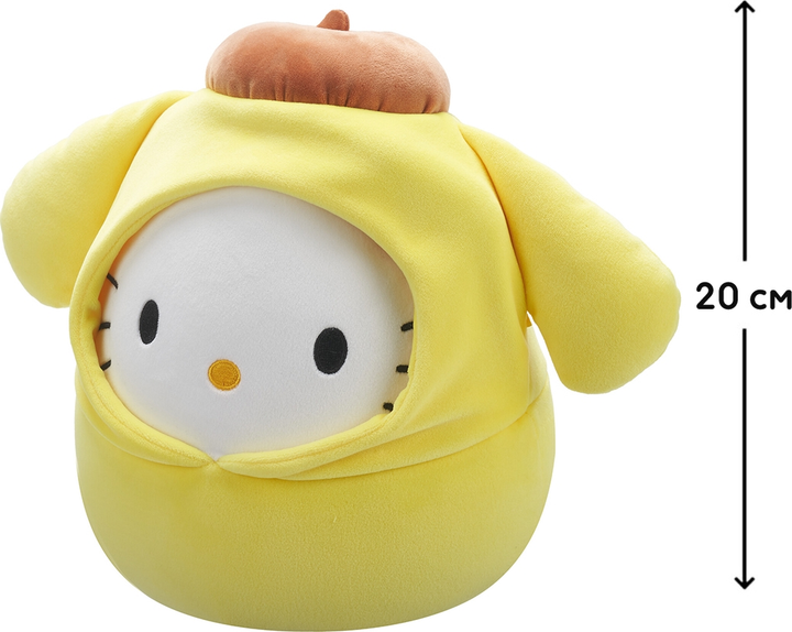 Мягкая игрушка SQUISHMALLOWS серии "Хелоу Китти" - ХЕЛОУ КИТТИ В ОБРАЗЕ ПОМПОМПУРИН, 20 см, SQSN00387 1