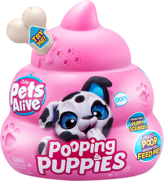 Інтерактивний ігровий набір-сюрприз PETS ALIVE S1 - Цуценята-бешкетники, в асортименті, 9542