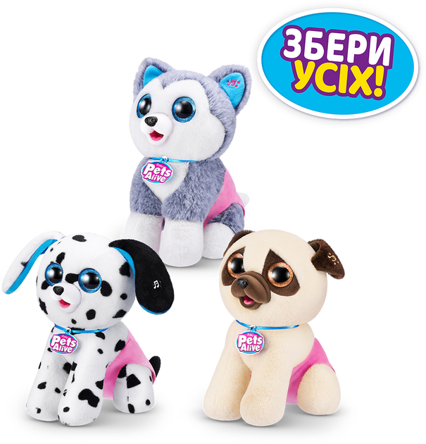 Інтерактивний ігровий набір-сюрприз PETS ALIVE S1 - Цуценята-бешкетники, в асортименті, 9542 6