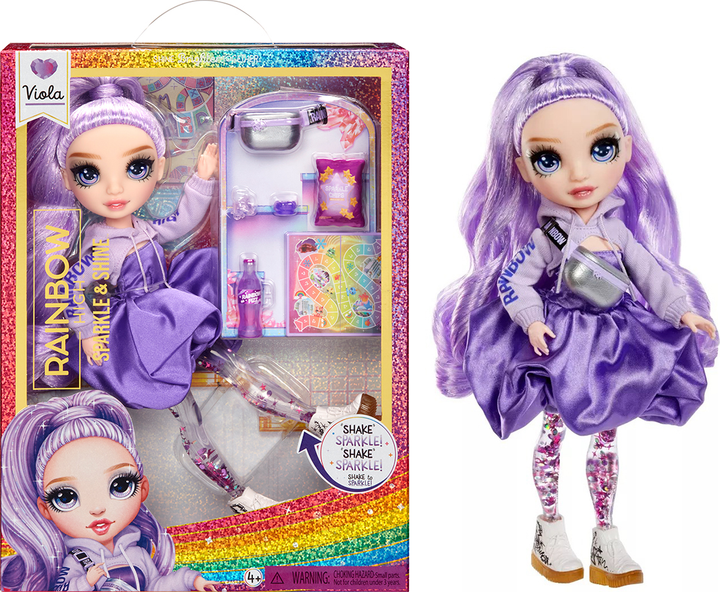 Кукла Rainbow High серии "Sparkle & Shine" - Виола, с аксессуарами, 427810