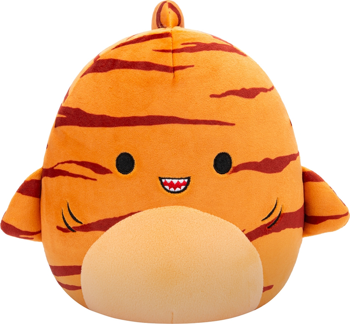 М`яка іграшка SQUISHMALLOWS – ТИГРОВА АКУЛА ДЖАГГЕР, 19 см, SQCR06597