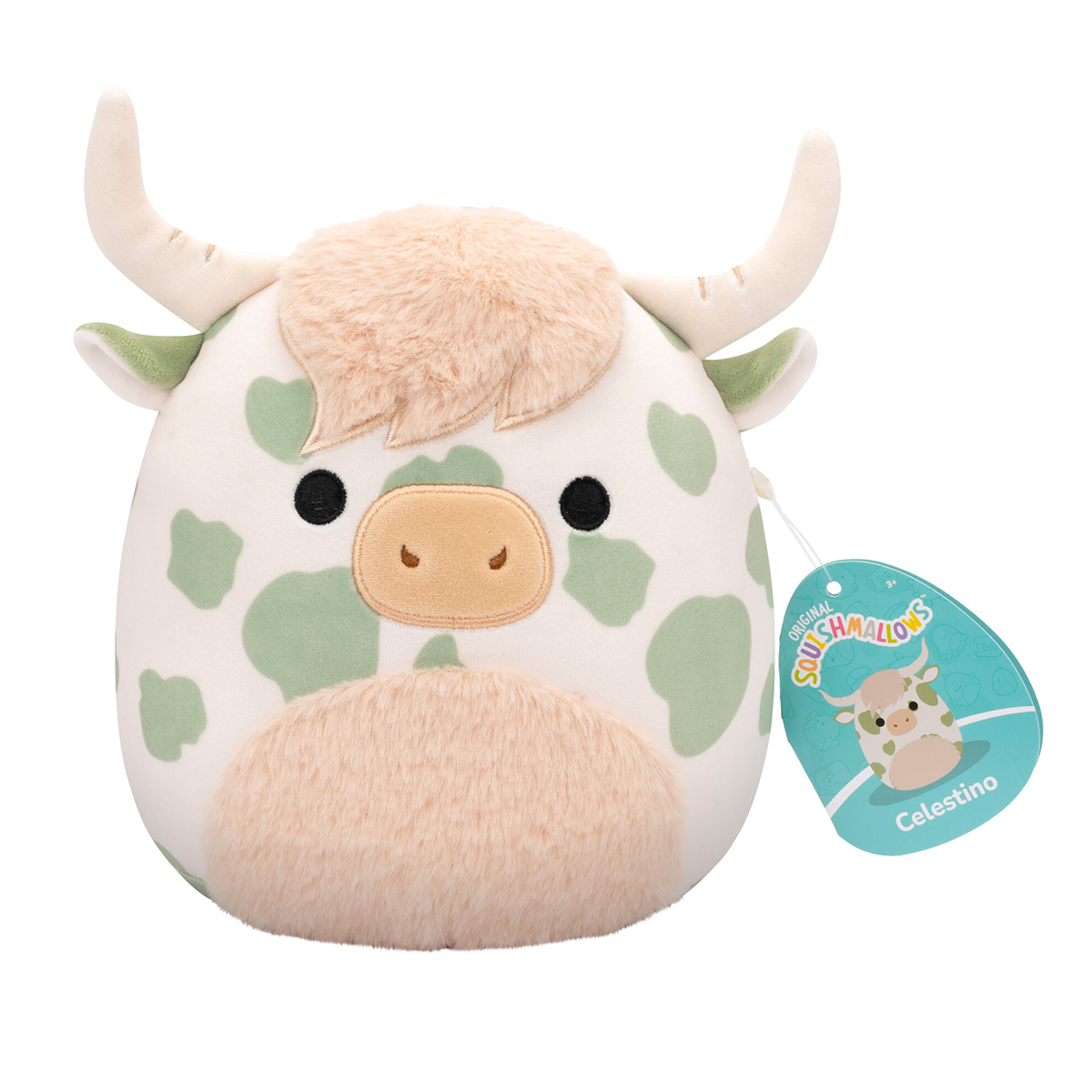 М`яка іграшка SQUISHMALLOWS - КОРІВКА ЦЕЛЕСТІН, 19 см, SQCR06578 6