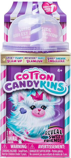 Мягкая игрушка-сюрприз Cotton Candykins - Пушистый любимец, в ассортименте, 27301