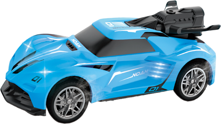 Автомобиль Spray Car на р/к – Sport (голубой, 1:24, свет, выхлопной газ), SL-354RHBL