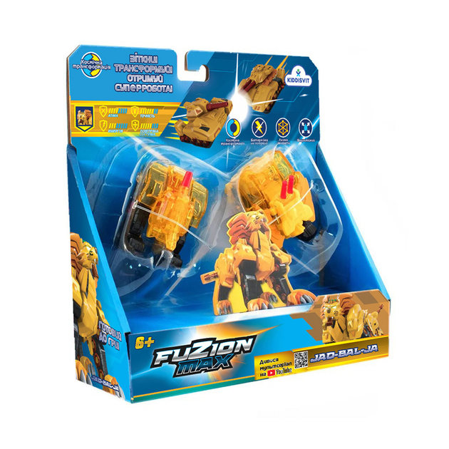Игровой набор танков-трансформеров Fuzion Max - Джад-Бал-Джа, 54007 4