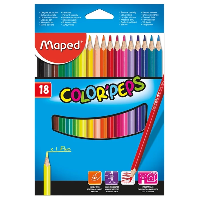 Олівці 18 кол. Color Peps Classic, MP.183218