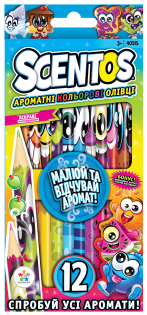 Набір ароматних олівців - Фантазія (12 кольорів), 40515