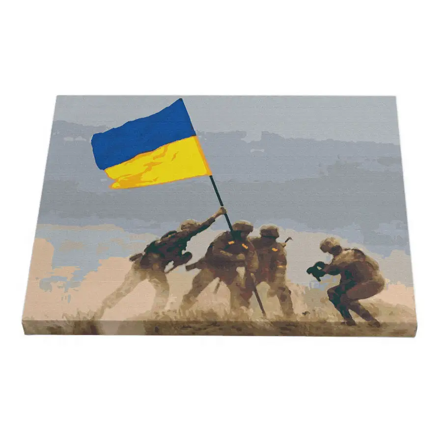 Набір для розпису за номерами "На своїй землі" 40*50 см, RB-0553, ТМ "RIVIERA BLANCA" 1