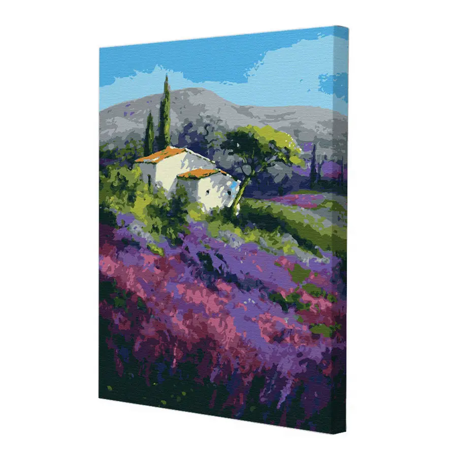 Картина по номерам "Долина цветов" 40*50 см, RB-0460, ТМ "RIVIERA BLANCA" 1