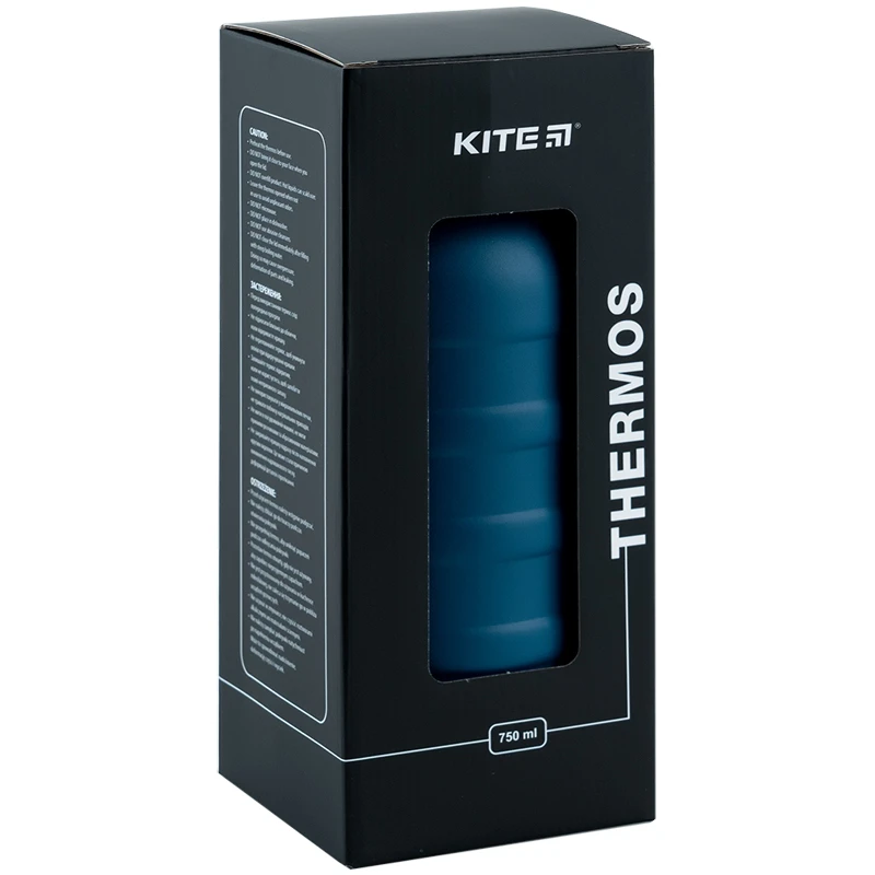 Термос 750 мл, синій, K24-1205-1 3