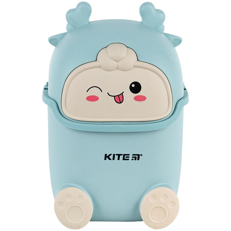 Настольный контейнер для мусора Kite, голубой, K24-009-4