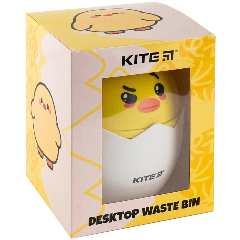 Настольный контейнер для мусора Kite, желтый, K24-009-3 4