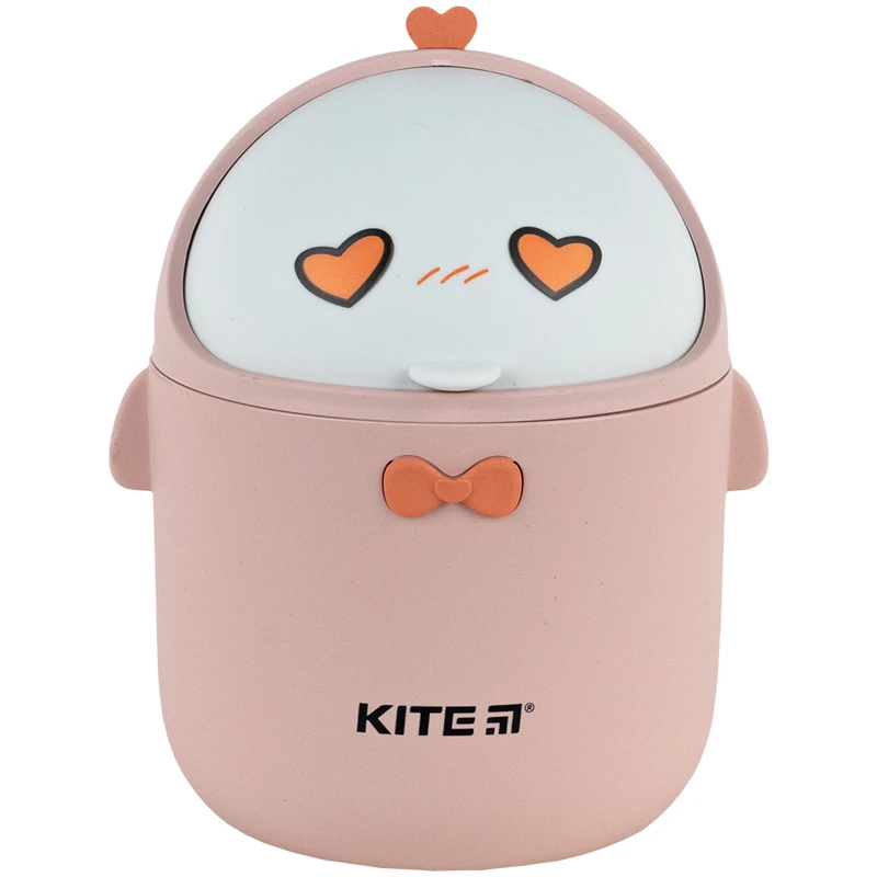 Настольный контейнер для мусора Kite, персиковый, K24-010-2