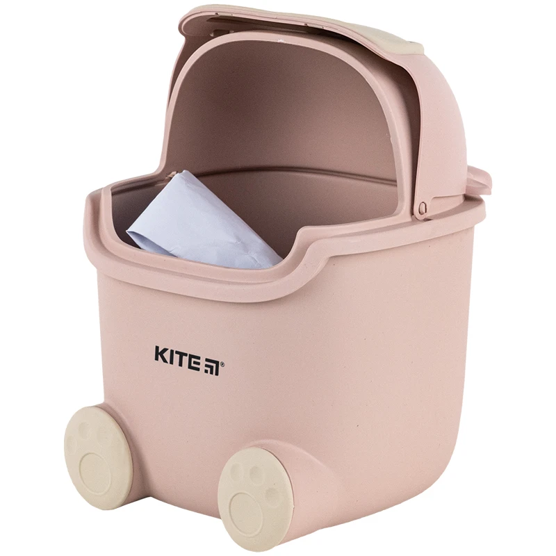 Настольный контейнер для мусора Kite, розовый, K24-009-5 3