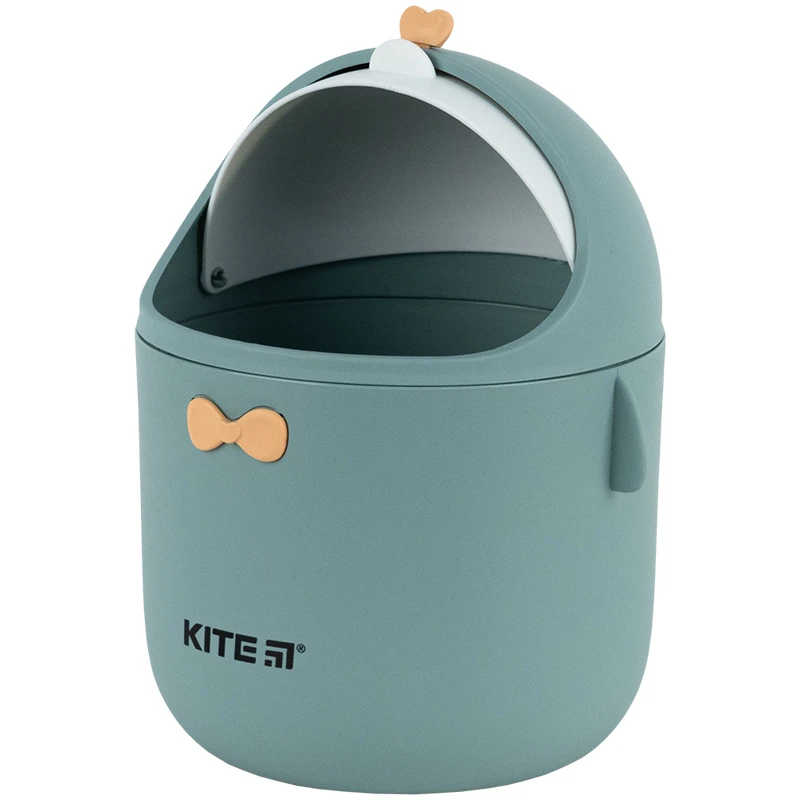 Настольный контейнер для мусора Kite, серо-зеленый, K24-010-1 2