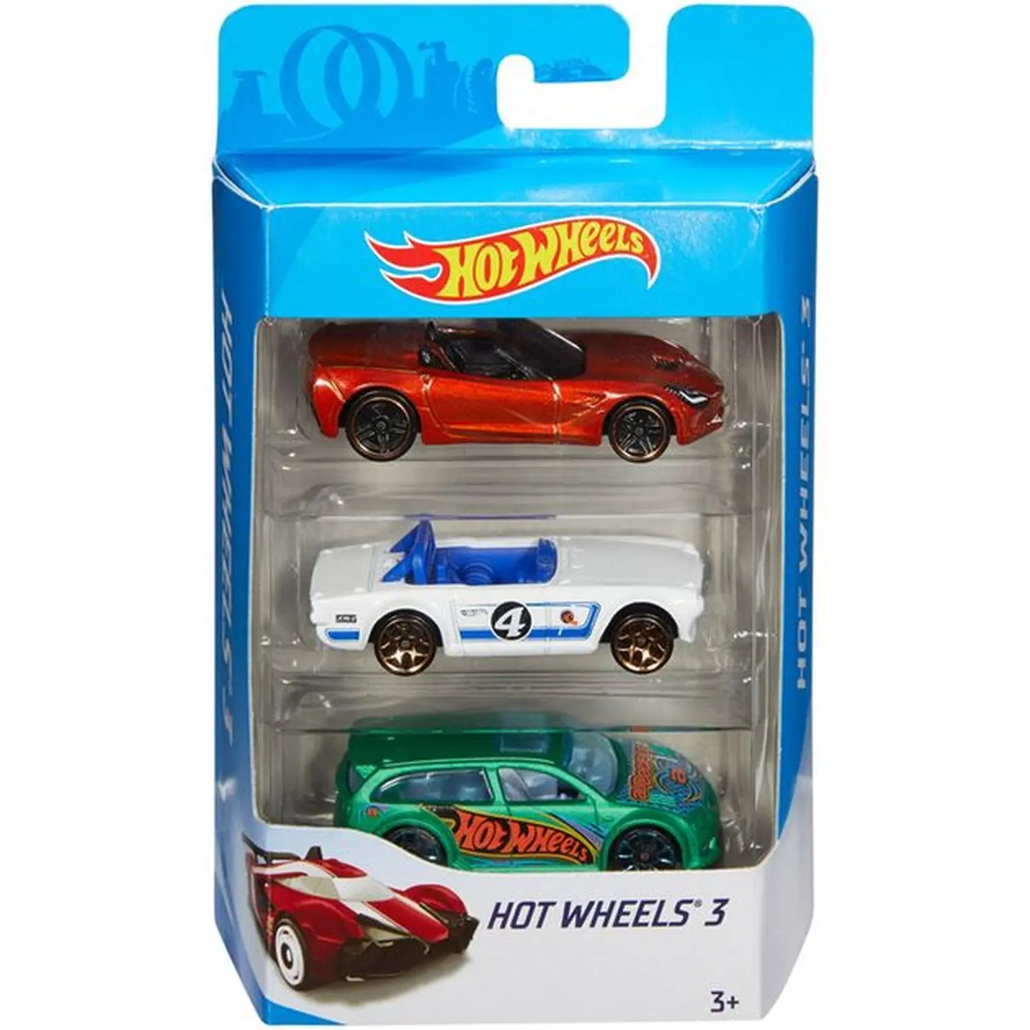 Подарунковий набір автомобілів Hot Wheels, 3 шт, K5904 2