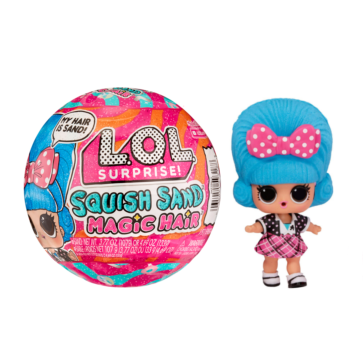 Игровой набор L.O.L. Surprise! серии "Squish Sand" - Волшебные прически (в ассорт., в дисплее), 593188