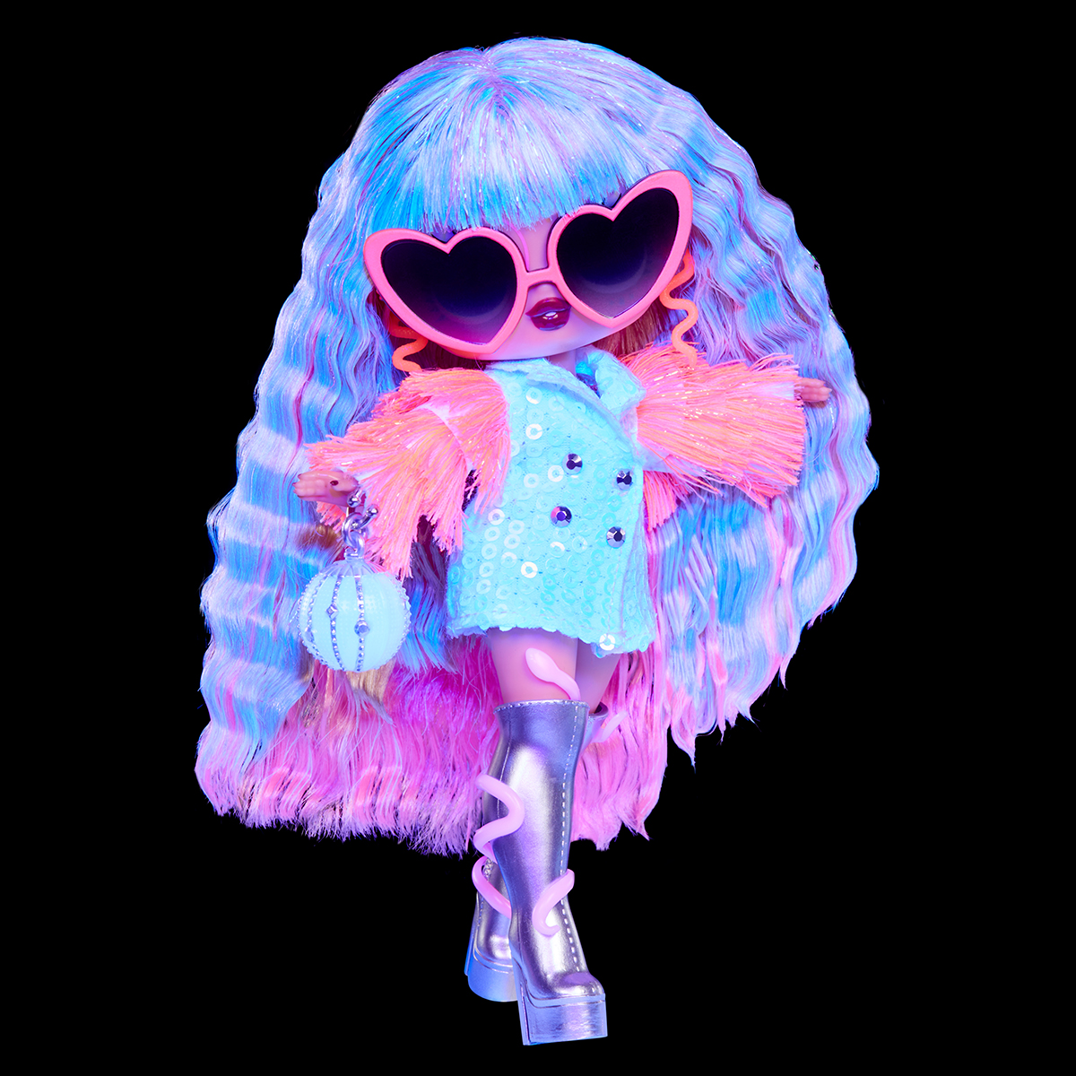 Набор игровой с куклой L.O.L. Surprise! серии "Tweens Neon Pop" - Тея Старс, с аксессуарами, 120650 5