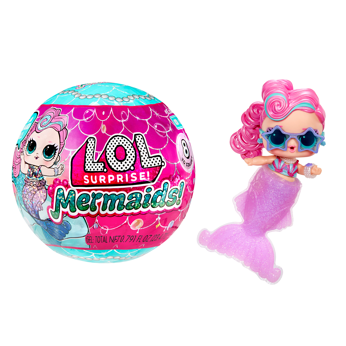 Набор игровой с куклой L.O.L. Surprise! серии "Mermaids" - Очаровательные русалочки (в ассорт., в диспл.), 510604