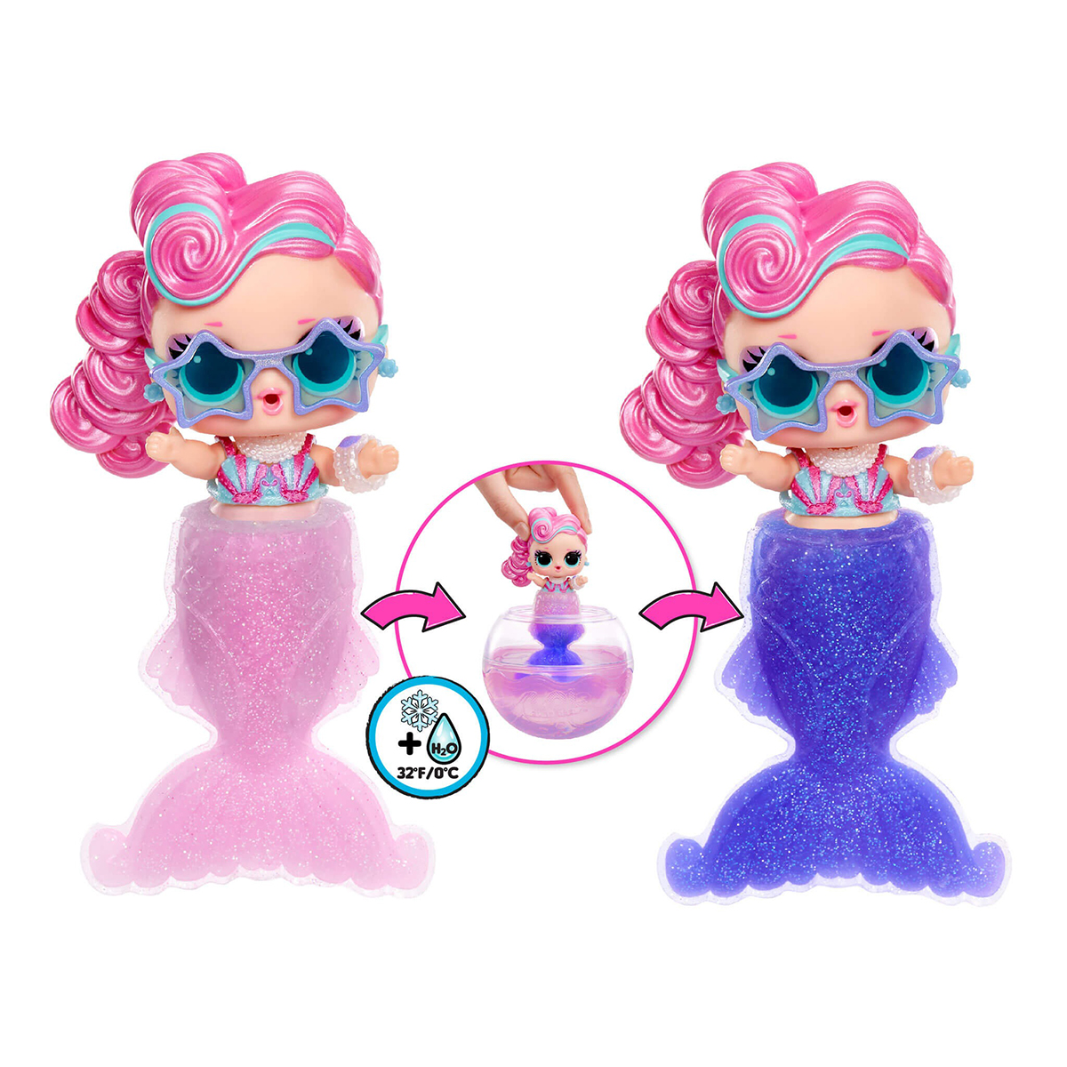 Набор игровой с куклой L.O.L. Surprise! серии "Mermaids" - Очаровательные русалочки (в ассорт., в диспл.), 510604 4