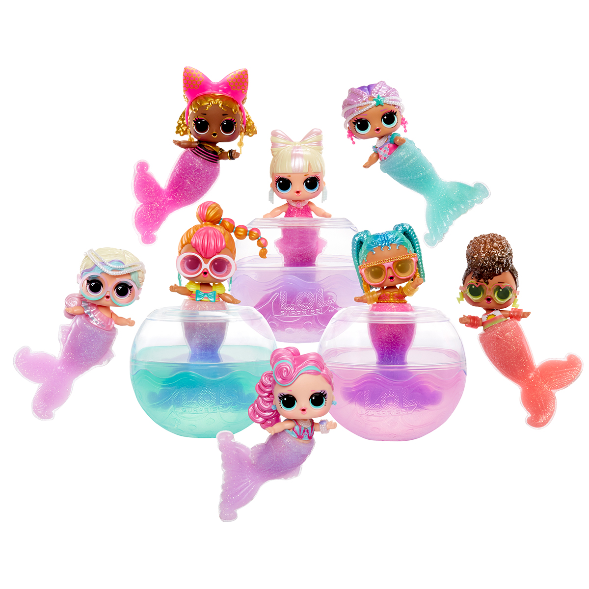 Набор игровой с куклой L.O.L. Surprise! серии "Mermaids" - Очаровательные русалочки (в ассорт., в диспл.), 510604 7