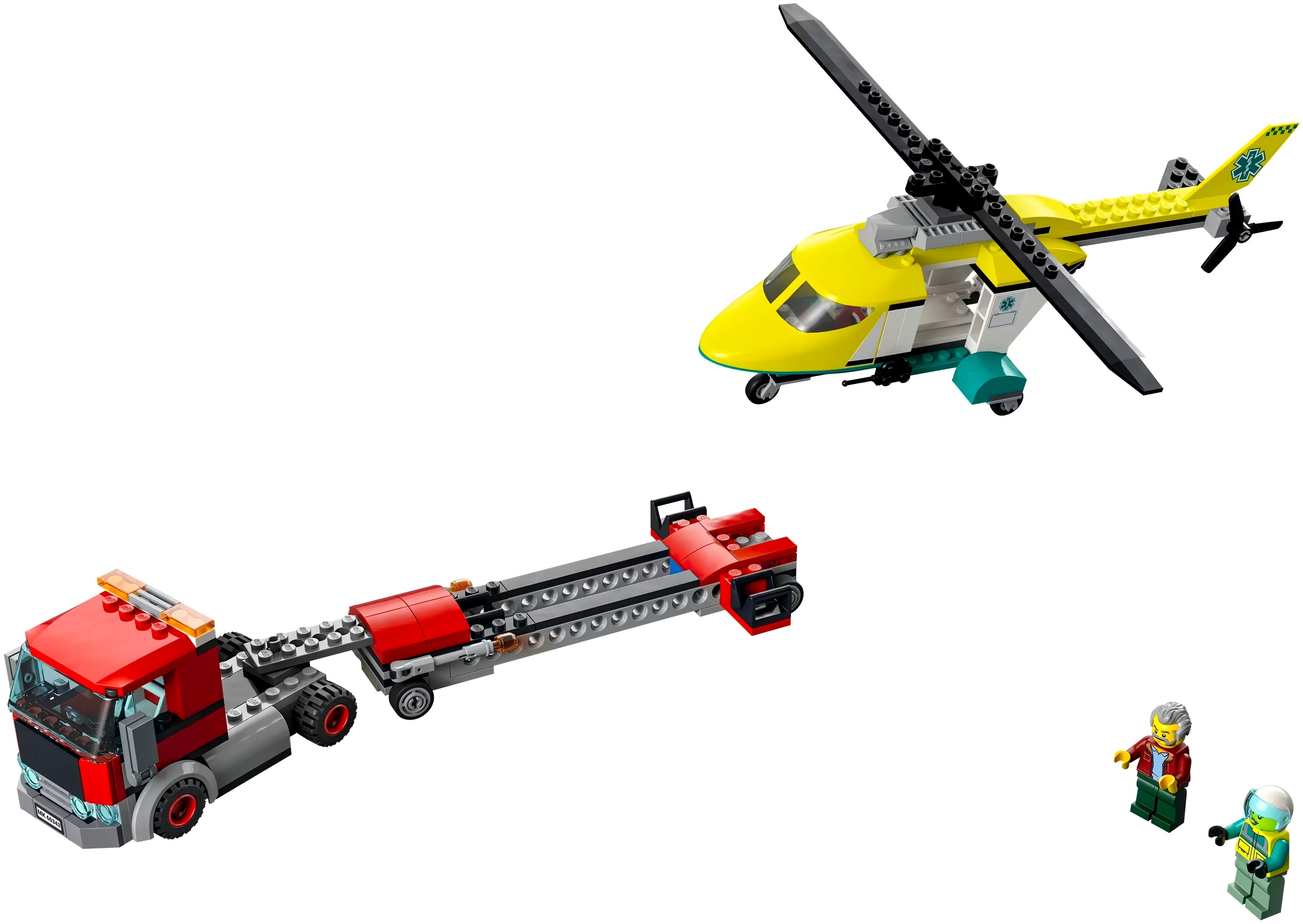 Конструктор Lego City "Перевозка спасательного вертолета", 60343 4