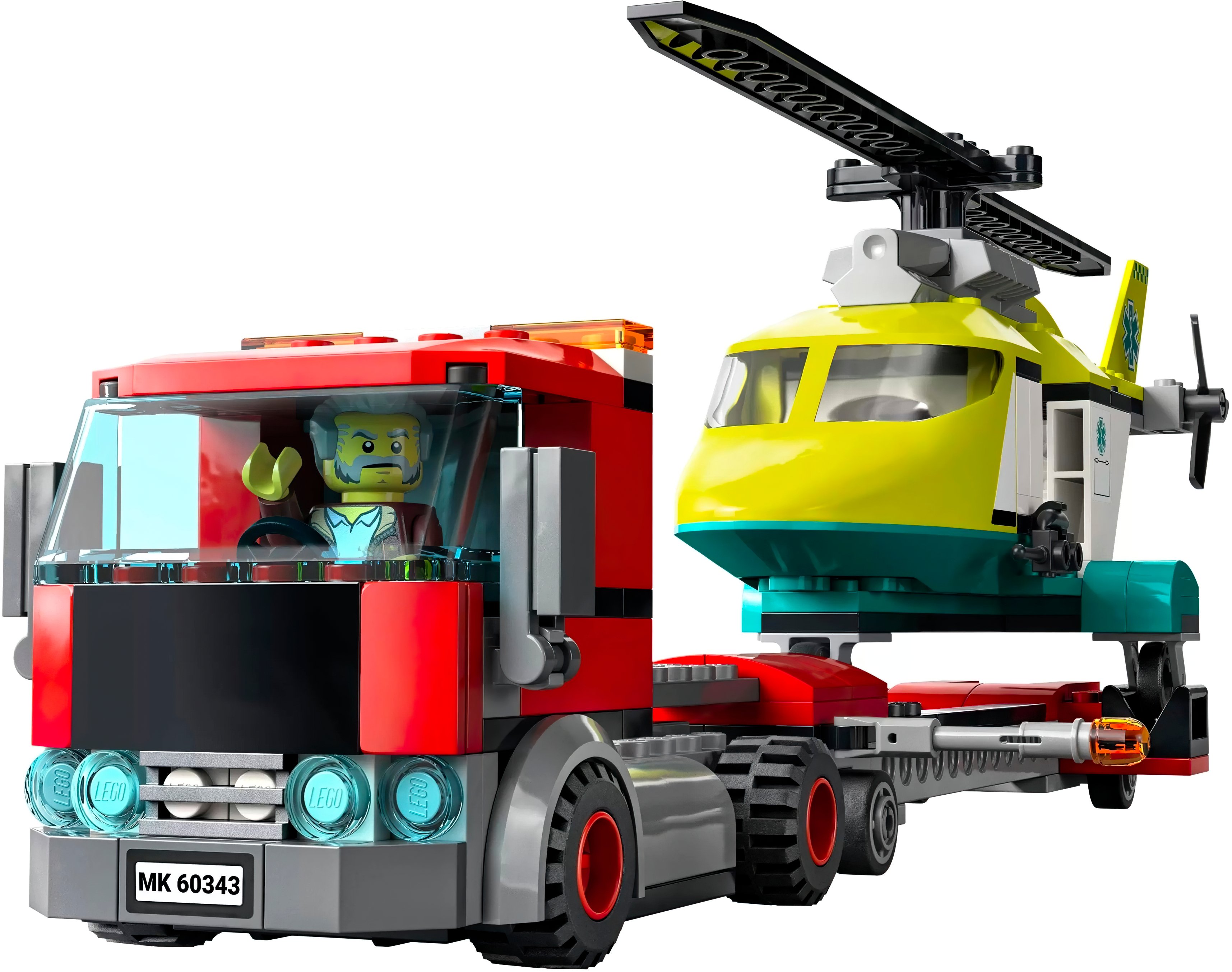 Конструктор Lego City "Перевозка спасательного вертолета", 60343 9