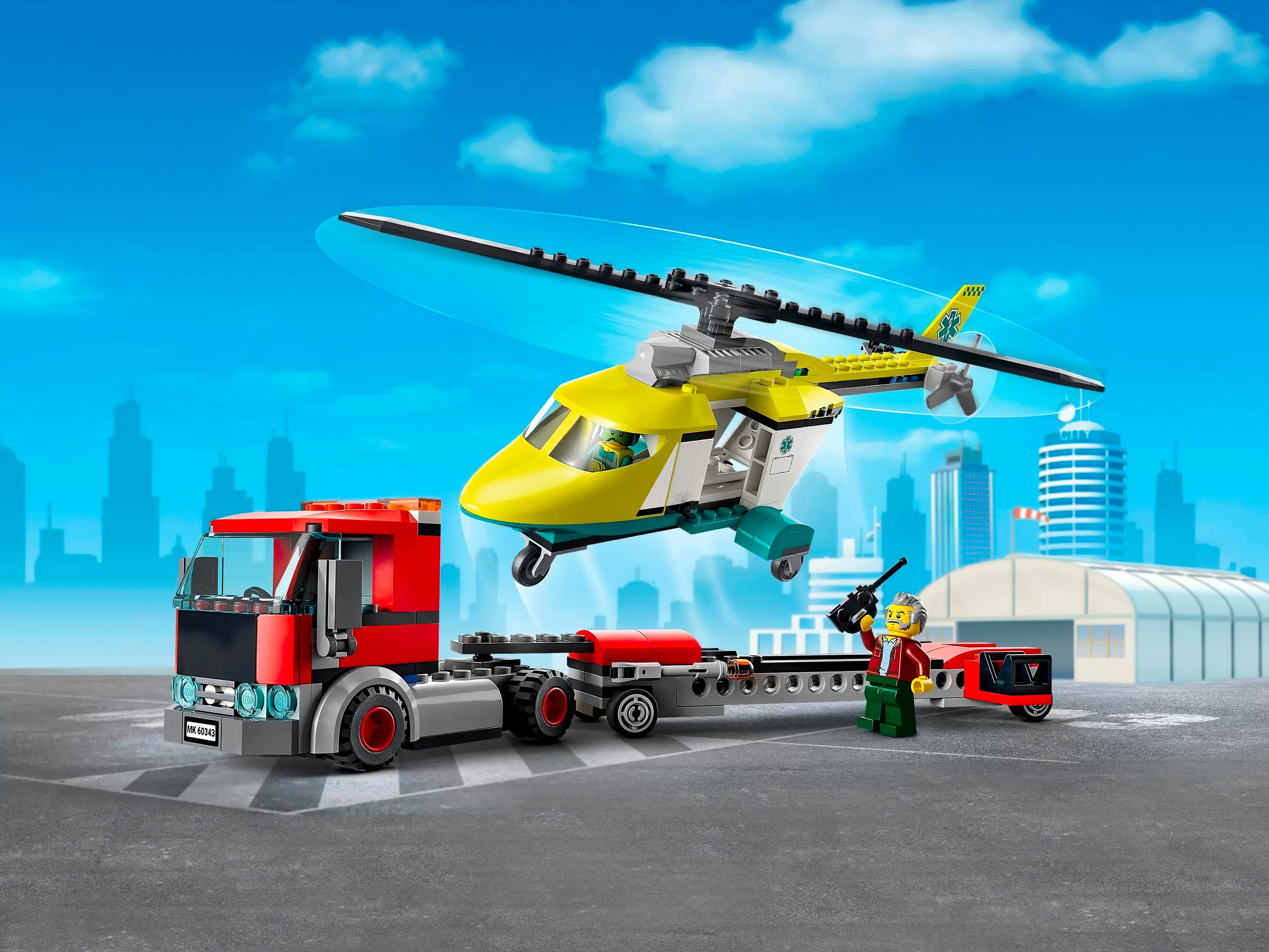 Конструктор Lego City "Перевозка спасательного вертолета", 60343 10