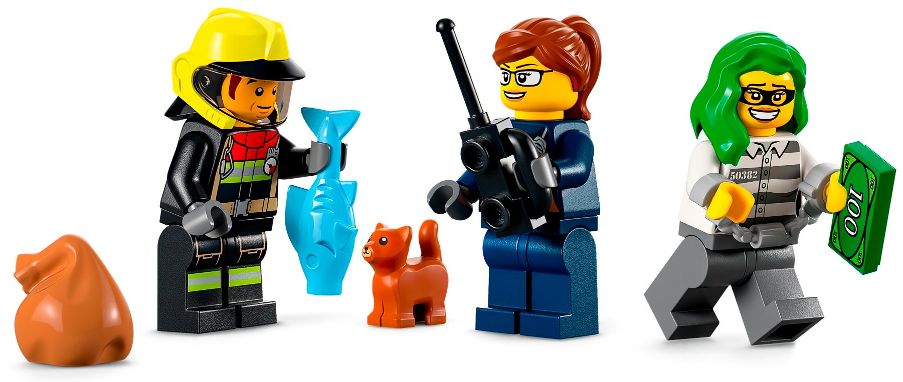 Конструктор Lego City "Пожежна рятувальна служба і поліцейське переслідування", 60319 2