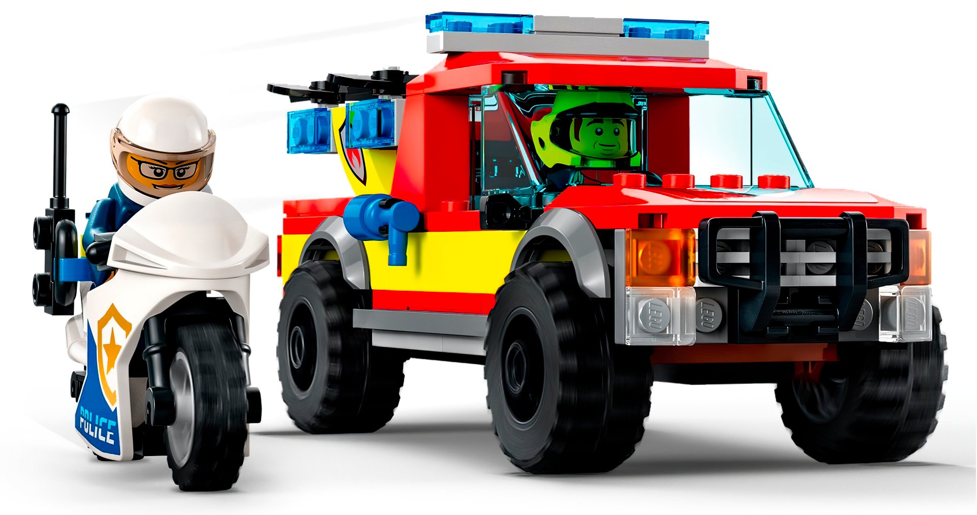Конструктор Lego City "Пожежна рятувальна служба і поліцейське переслідування", 60319 5