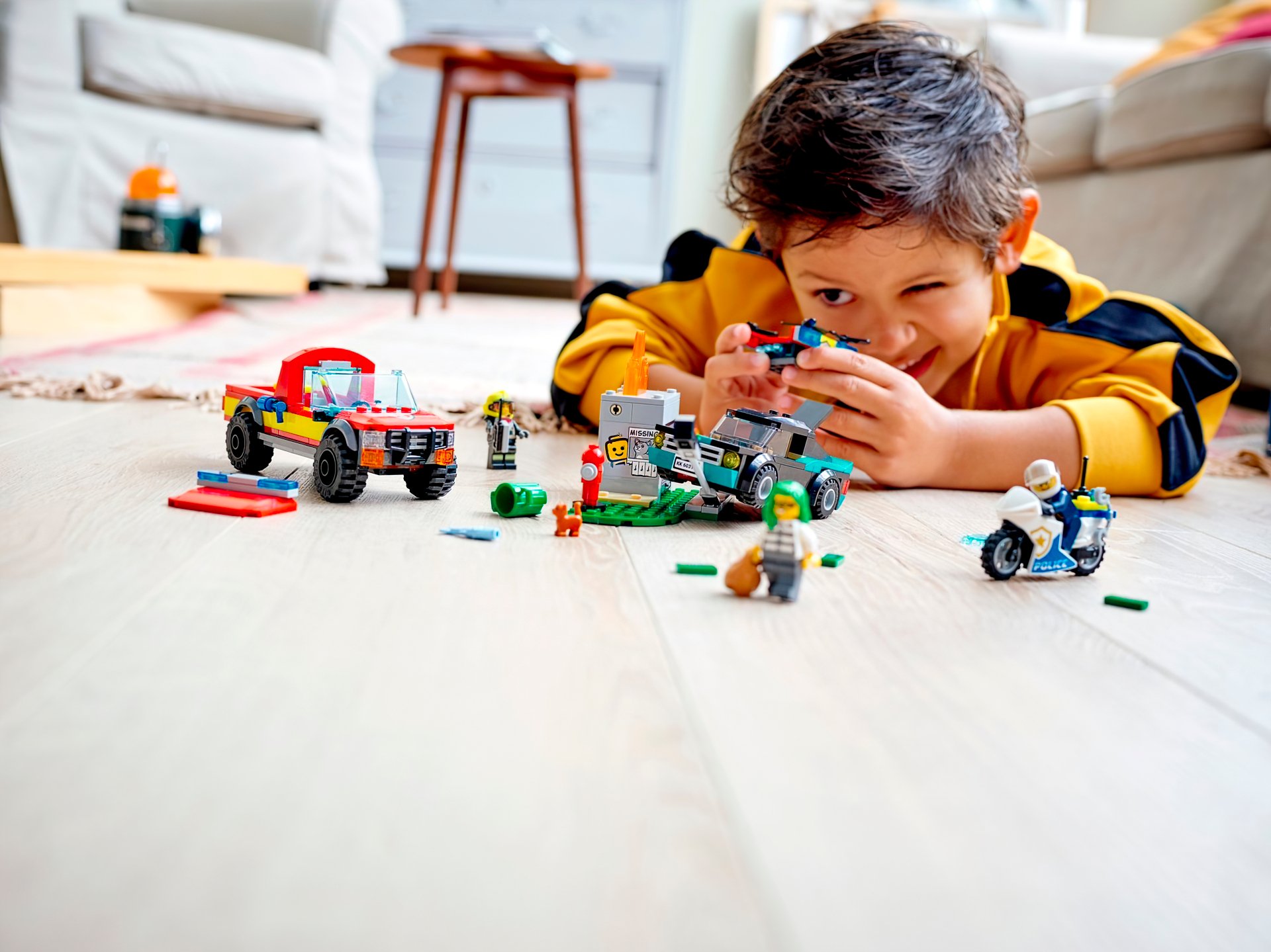 Конструктор Lego City "Пожежна рятувальна служба і поліцейське переслідування", 60319 6